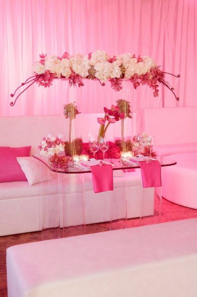 Pink and White Wedding Lounge Lets talk about food and lots of it